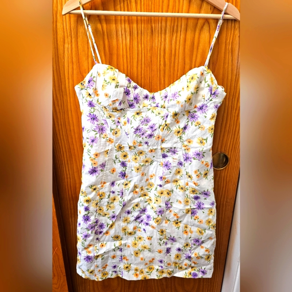 Mini floral dress